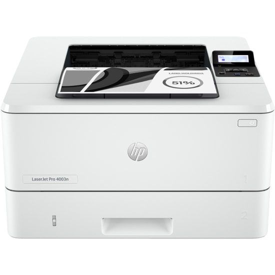 HP LaserJet Pro 4003N (2Z611A) A4 Siyah Beyaz Lazer Yazıcı - Ethernet Bağlantılı, 28PPM Hız, LCD Ekran, Apple AirPrint