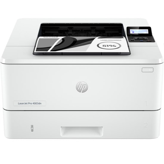 HP LaserJet Pro 4003DN Siyah Mono A4 Lazer Yazıcı (2Z609A) - 40 ppm, LCD Ekranlı, WiFi, Ethernet, USB, 256MB Bellek