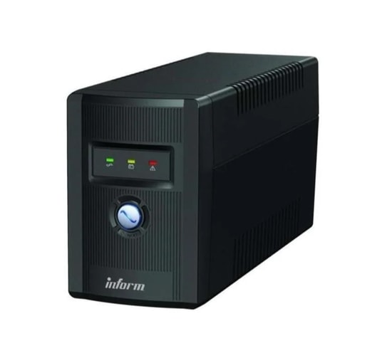 Inform Guardian 600VA UPS (1x 7AH) Kesintisiz Güç Kaynağı - Line Interaktif, 7-20 Dakika Yedekleme Süresi, 1x7Ah Akü