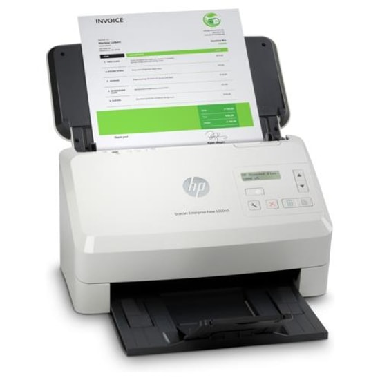 HP ScanJet Enterprise Flow 5000 S5 (6FW09A) Tarayıcı - 50 ppm, 600 dpi, USB 3.0, 80 Sayfalık ADF, Çift Taraflı Tarama