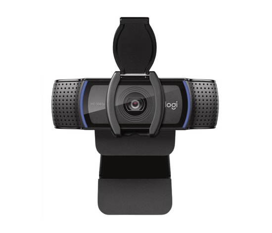 Logitech C920s HD Pro Siyah Webcam (960-001252) - 1080p 30fps, Kapaklı, Mikrofonlu, Otomatik Odaklama, 150cm USB-A Kablo