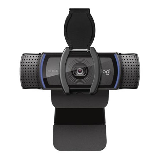 Logitech C920s HD Pro Siyah Webcam (960-001252) - 1080p 30fps, Kapaklı, Mikrofonlu, Otomatik Odaklama, 150cm USB-A Kablo