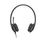 Logitech H340 Siyah USB Kulaklık (981-000475) - 32mm Sürücü, Gürültü Önleyici Mikrofon, ENC, 180cm USB-A Kablolu