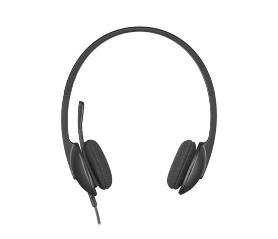 Logitech H340 Siyah USB Kulaklık (981-000475) - 32mm Sürücü, Gürültü Önleyici Mikrofon, ENC, 180cm USB-A Kablolu