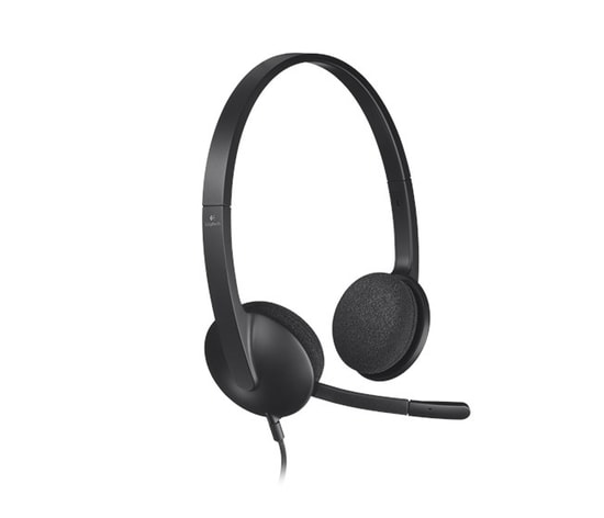 Logitech H340 Siyah USB Kulaklık (981-000475) - 32mm Sürücü, Gürültü Önleyici Mikrofon, ENC, 180cm USB-A Kablolu