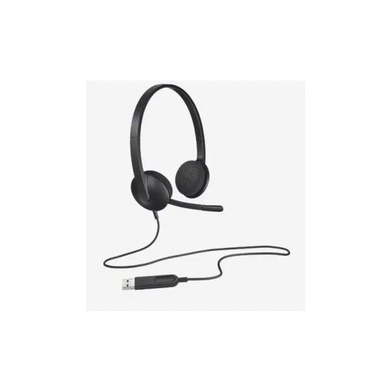 Logitech H340 Siyah USB Kulaklık (981-000475) - 32mm Sürücü, Gürültü Önleyici Mikrofon, ENC, 180cm USB-A Kablolu