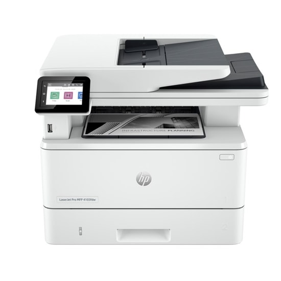 HP LaserJet Pro MFP 4103FDW (2Z629A) Siyah Lazer Yazıcı - 40ppm, WiFi, Dubleks, Tarama, Fotokopi, Faks, Network, USB 2.0