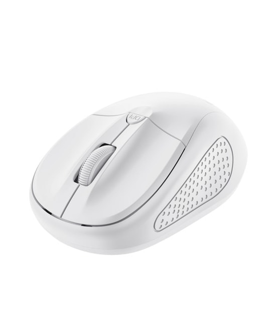 Trust TRU24795 Primo Kablosuz Optik Mouse - Beyaz, 1600 DPI, 4 Tuşlu, Kompakt, 6 Metre Menzil, Ergonomik Tasarım