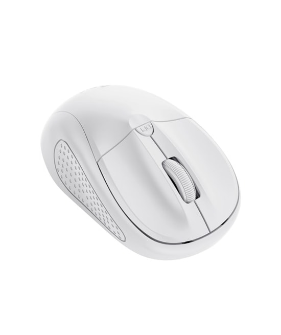 Trust TRU24795 Primo Kablosuz Optik Mouse - Beyaz, 1600 DPI, 4 Tuşlu, Kompakt, 6 Metre Menzil, Ergonomik Tasarım