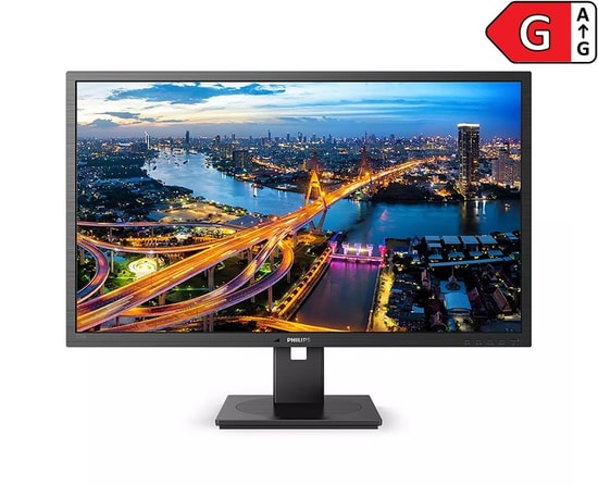 Philips 325B1L/00 32" 2K IPS Pivot Monitör: 2560x1440 WQHD, 4ms, 75hz, HDMI, DP, PowerSensor, 6W Hoparlör, Adaptive-Sync