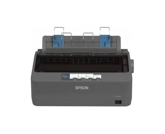 Epson LX-350 Siyah 9 Pin 80 Kolon Nokta Vuruşlu Yazıcı - 416 CPS, USB 2.0, Paralel, Şerit Kartuş, 240x144px