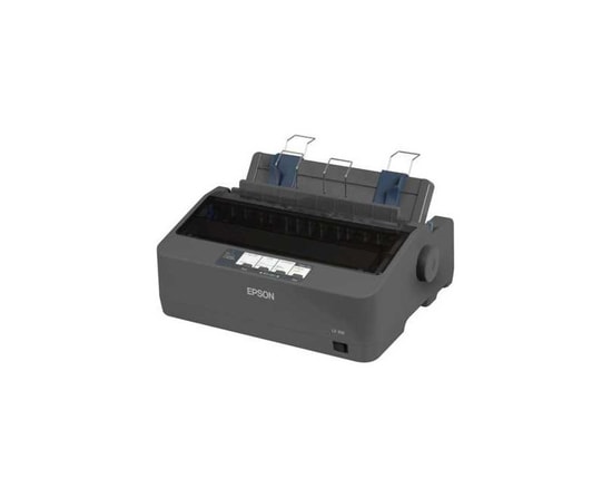 Epson LX-350 Siyah 9 Pin 80 Kolon Nokta Vuruşlu Yazıcı - 416 CPS, USB 2.0, Paralel, Şerit Kartuş, 240x144px