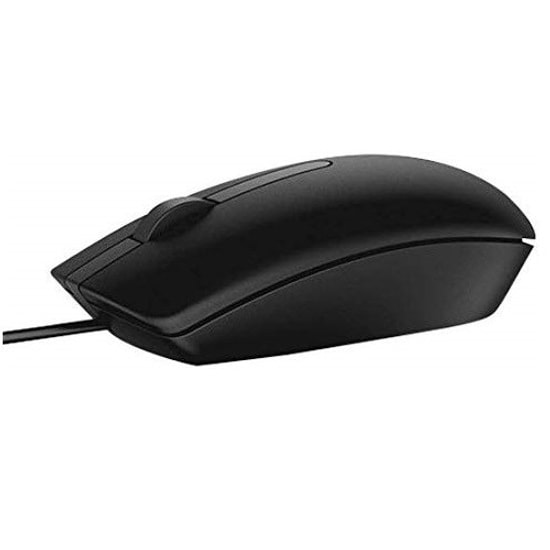 Dell MS116 Siyah USB Optik Mouse (570-AAIS) - 1000 DPI Hassasiyet, Kablolu Bağlantı, Ergonomik Tasarım