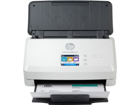 HP ScanJet Pro N4000 SNW1 Network Tarayıcı (6FW08A) - 40ppm Hızlı Tarama, Wi-Fi, Ethernet, 600dpi, 50 Sayfa Besleme