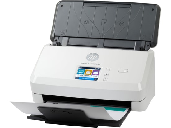HP ScanJet Pro N4000 SNW1 Network Tarayıcı (6FW08A) - 40ppm Hızlı Tarama, Wi-Fi, Ethernet, 600dpi, 50 Sayfa Besleme