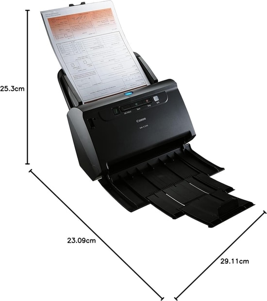 Canon DR-C230 A4 60 Sayfa ADF Doküman Tarayıcı - 30ppm Hız, 600dpi Optik Çözünürlük, Çift Taraflı Tarama Özelliği