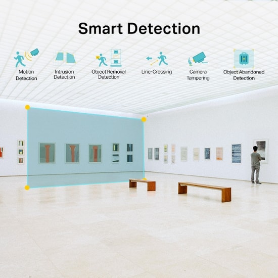TP-Link VIGI C230I 4MM Lens 3MP Dome Network Kamera: Akıllı İnsan/Araç Algılama, 30 Metre Gece Görüşlü Güvenlik Kamerası