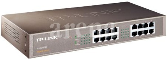 TP-Link TL-SG1016D 16 Port Gigabit Switch - Masaüstü/Rackmount, Metal Kasa, QoS Desteği, Tak ve Çalıştır Ağ Anahtarı