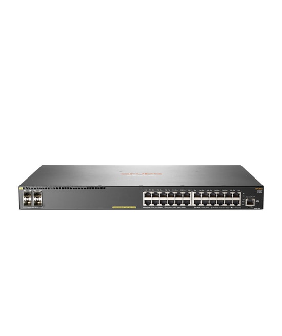 HP Aruba 2930F 24G PoE+ 4SFP+ Switch (JL255A) 24 Port Gigabit, 10G Uplink ve 370W PoE+ Desteği