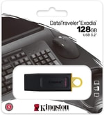 Kingston DataTraveler Exodia 128GB USB 3.2 Gen 1 NAND Flash Bellek (DTX/128GB) - USB Type-A, Kapaklı Kompakt Tasarım