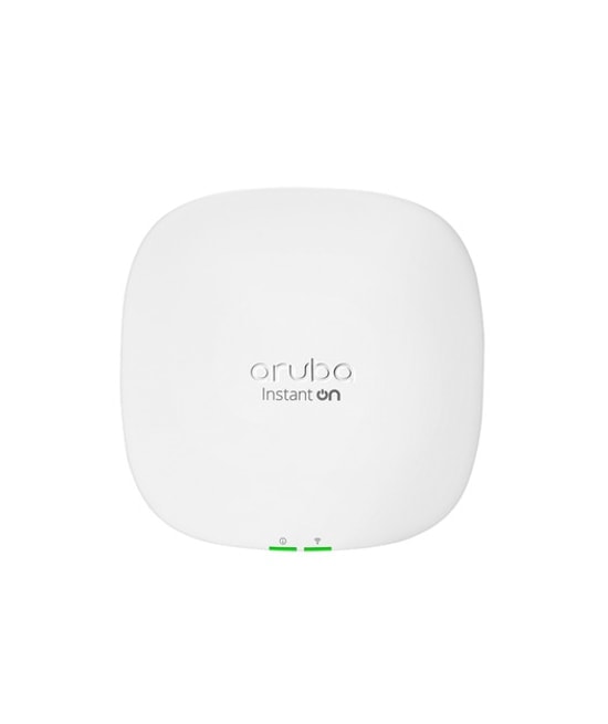 HPE Aruba Instant On AP25 WiFi 6 Access Point (R9B28A) - AX5400, 4x4 MU-MIMO, 2.5GE Port, Adaptörsüz, İç Ortam