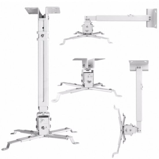 Codegen H50 50-100cm Teleskopik Projeksiyon Askı Aparatı - 25kg Taşıma Kapasiteli, Hareketli ve Ayarlanabilir Tasarım