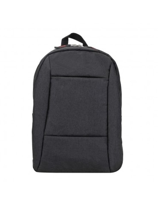PLM Andria 15.6" Siyah Notebook Sırt Çantası - Su Geçirmez Kumaş, EVA Destekli, Çok Amaçlı Bölmeli, 41x33x8cm