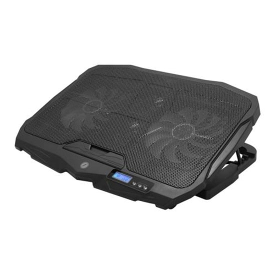 Frisby FNC-5230ST Notebook Soğutucu Standı - 4 Led Fanlı, LCD Ekranlı, 10-17" Uyumlu, 5 Kademe Yükseklik, Metal Izgara