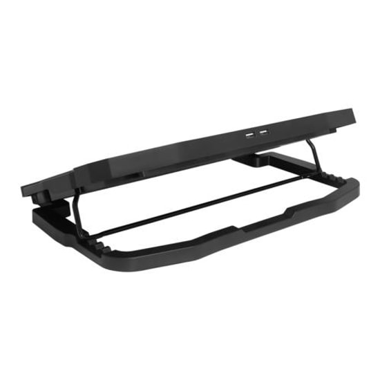 Frisby FNC-5230ST Notebook Soğutucu Standı - 4 Led Fanlı, LCD Ekranlı, 10-17" Uyumlu, 5 Kademe Yükseklik, Metal Izgara