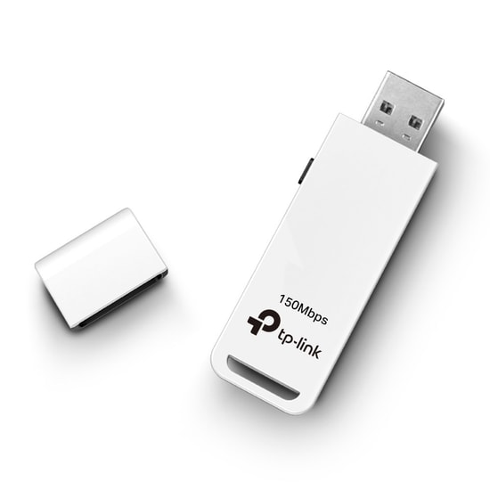 TP-LINK TL-WN727N 150Mbps USB WiFi Ağ Adaptörü - WiFi 4, USB 2.0 Type A, 2.4GHz Dahili Anten, WPS, WPA