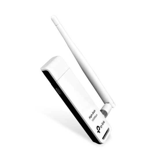 TP-LINK TL-WN722N 150Mbps Yüksek Kazançlı Wireless USB Ağ Adaptörü - 2.4 GHz, WiFi 4, 802.11n, 4 dBi Anten, WPS