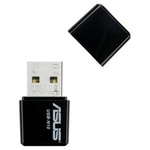 Asus USB-N10 Nano 150Mbps Wireless USB Ağ Adaptörü - Taşınabilir, Yüksek Çekim Gücü, Çoklu İşletim Sistemi Desteği
