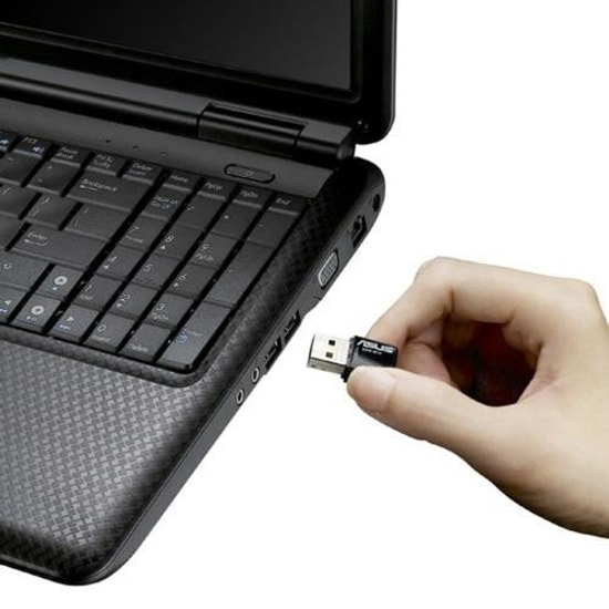 Asus USB-N10 Nano 150Mbps Wireless USB Ağ Adaptörü - Taşınabilir, Yüksek Çekim Gücü, Çoklu İşletim Sistemi Desteği