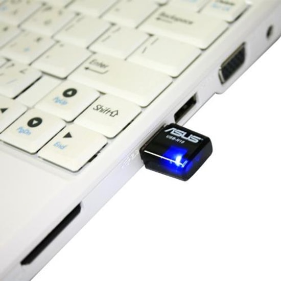 Asus USB-N10 Nano 150Mbps Wireless USB Ağ Adaptörü - Taşınabilir, Yüksek Çekim Gücü, Çoklu İşletim Sistemi Desteği