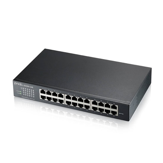 Zyxel GS1915-24E 24 Port Gigabit Yönetilebilir Switch - 10/100/1000 Mbps Transfer Hızı, Hybrid NebulaFlex Desteği