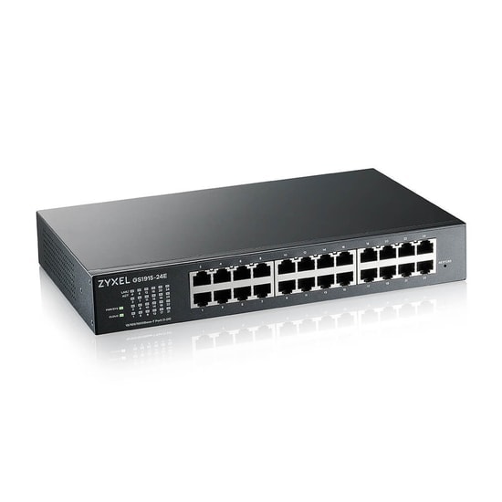 Zyxel GS1915-24E 24 Port Gigabit Yönetilebilir Switch - 10/100/1000 Mbps Transfer Hızı, Hybrid NebulaFlex Desteği
