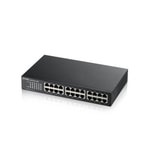 ZYXEL GS1100-24E V3 Switch - 24 Port Gigabit 10/100/1000 Mbps, Yönetilemez, Tak Çalıştır, Fansız Tasarım