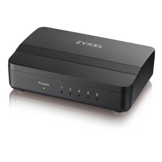 Zyxel GS-105S V2 5 Port Gigabit Ethernet Yönetilemeyen Media Switch - 10/100/1000 Mbps, Tak Çalıştır Kolay Kurulum