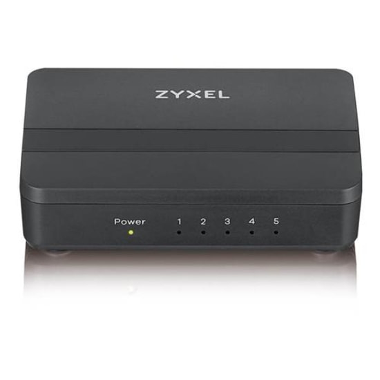 Zyxel GS-105S V2 5 Port Gigabit Ethernet Yönetilemeyen Media Switch - 10/100/1000 Mbps, Tak Çalıştır Kolay Kurulum