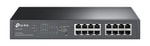 TP-Link TL-SG1016PE 16 Port Gigabit Smart PoE+ Raf Tipi Switch (8 PoE Port, 150W PoE) - Yönetilebilir, Fanlı Soğutma