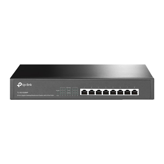 TP-Link TL-SG1008MP 8 Port Gigabit Switch - PoE+ 153W, 100m Mesafe, Metal Kasa, Masaüstü/Rack Tipi Yönetilmeyen Anahtar