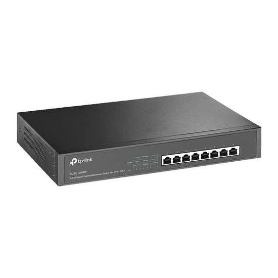 TP-Link TL-SG1008MP 8 Port Gigabit Switch - PoE+ 153W, 100m Mesafe, Metal Kasa, Masaüstü/Rack Tipi Yönetilmeyen Anahtar