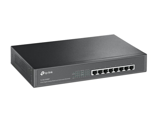 TP-Link TL-SG1008MP 8 Port Gigabit Switch - PoE+ 153W, 100m Mesafe, Metal Kasa, Masaüstü/Rack Tipi Yönetilmeyen Anahtar