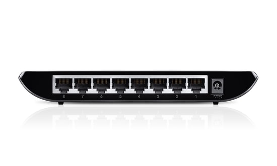 TP-Link TL-SG1008D 8 Port Gigabit Switch - Plastik Kasa, Hızlı Ethernet, Düşük Tüketim, Masaüstü Kullanım