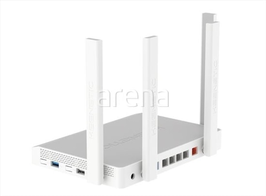 Keenetic Titan KN-1811-01-EU-UK AX3200 Wi-Fi 6 Mesh Router - 2.5G Port, Dual Band, 4x Anten, 3200Mbps, USB3.0/2.0