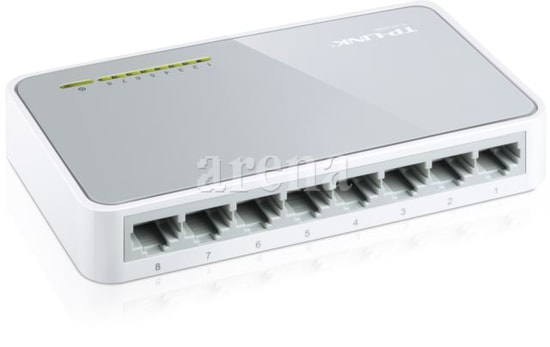 TP-Link TL-SF1008D 8 Port 10/100MBs Switch - Otomatik MDI/MDIX, Tak ve Çalıştır, Plastik Kasa, Enerji Tasarrufu