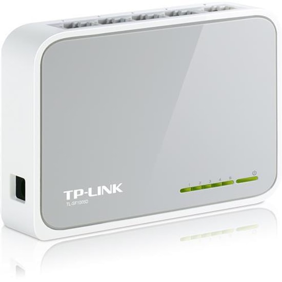 TP-Link TL-SF1005D 5 Port 10/100Mbps Switch - Otomatik MDI/MDIX Desteği, Tak ve Çalıştır, Masaüstü Tasarım