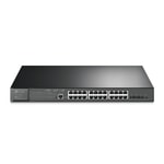 TP-Link TL-SG3428XMP 24 Port Gigabit L2 Yönetilebilir PoE Switch - 4x10GE SFP+ Yuva, 384W Güç, Rackmount Kasa