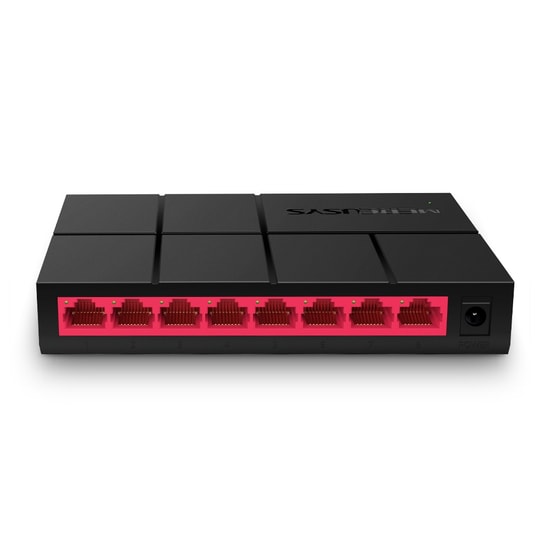 TP-Link Mercusys MS108G 8 Port Gigabit Switch - Plastik Kasa, Yönetilemez, Tak Çalıştır, Hızlı Ethernet Ağı