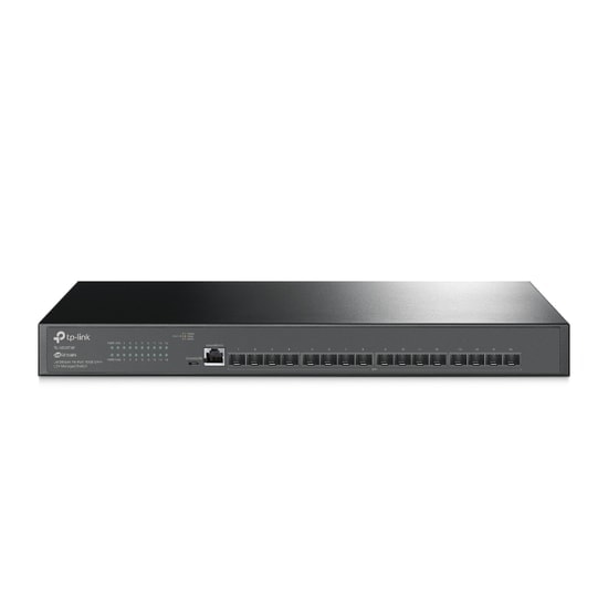 TP-Link TL-SX3016F 16 Port 10G SFP+ L2+ Yönetilebilir Switch - Rackmount, Console Port, Omada, Metal Kasa